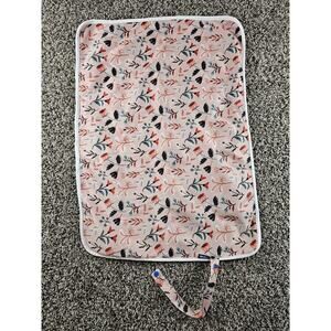 Kinder Cloth Diaper Co Diaper Bag Size Changing Pad Pink Floral Print